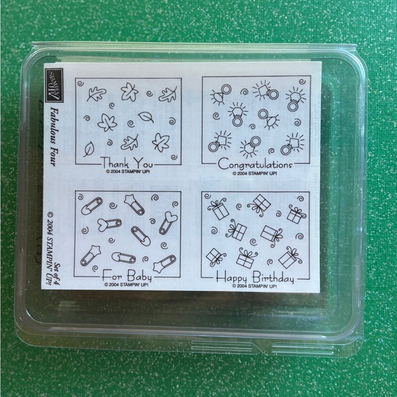 Stampin' Up! Fabulous Four Celebration Stamps NEW - Picture 1 of 5